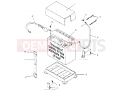 Polaris 1996 PWC SLX 780 (B964287) BATTERY BOX SLX 780 B964287 and Intl. SLX 780 I964287 (4937443744B006) | BATTERY BOX SLX 780 B964287 and Intl. SLX 780 I964287 (4937443744B006)