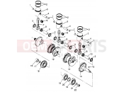 Polaris 1996 PWC SLX 780 (B964287) CRANKSHAFT & PISTON SLX 780 B964287 and  Intl. SLX 780 I964287 (4937443744C003) | CRANKSHAFT & PISTON SLX 780 B964287 and  Intl. SLX 780 I964287 (4937443744C003)