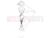 Polaris 1996 PWC SLX 780 (B964287) DRAIN SLX 780 B964287 (4937443744C010) | DRAIN SLX 780 B964287 (4937443744C010)
