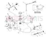 Polaris 1996 PWC SLX 780 (B964287) OIL TANK SLX 780 B964287 and Intl. SLX 780 I964287 (4937443744A012) | OIL TANK SLX 780 B964287 and Intl. SLX 780 I964287 (4937443744A012)