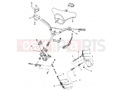 Polaris 1996 PWC SLX 780 (B964287) STEERING SLX 780 B964287 and Intl. SLX 780 I964287 (4937443744A014) | STEERING SLX 780 B964287 and Intl. SLX 780 I964287 (4937443744A014)