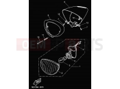 YAMAHA YH50 WHY (5JB4) 2000 HEADLIGHT