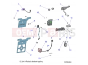 POLARIS RANGER 902D EU/TRACTOR (R01) - R20RRED4F1/N1/SD4C1 ELECTRICAL COMPONENTS | ELECTRICAL COMPONENTS, AND LICENSE PLATE - R20RRED4F1/N1/SD4C1 (C700404)