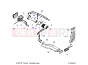 POLARIS RANGER 902D EU/TRACTOR (R01) - R20RRED4F1/N1/SD4C1 ENGINE | ENGINE, AIR INTAKE SYSTEM -  R20RRED4F1/N1/SD4C1 (C700842)