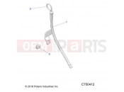 POLARIS RANGER 902D EU/TRACTOR (R01) - R20RRED4F1/N1/SD4C1 ENGINE | ENGINE, DIPSTICK - R20RRED4F1/N1/SD4C1 (C700412)