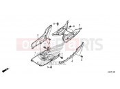 HONDA NSC110MPDH 2017 F-14 FLOOR STEP