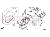 HONDA ANC125H 2017 SEAT / LUGGAGE BOX