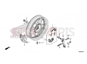 HONDA ANC125H 2017 REAR WHEEL