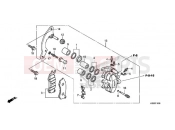 HONDA ANC125H 2017 FRONT BRAKE CALIPER