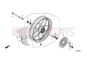 HONDA ANC125H 2017 FRONT WHEEL