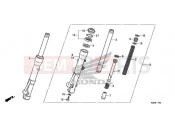 HONDA ANC125H 2017 FRONT FORK