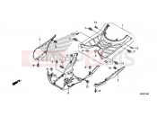 HONDA ANC125H 2017 FLOOR STEP / UNDER COVER