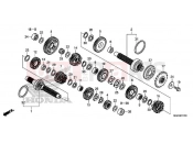 HONDA CB1100CAH CB1100 EX 2017 E-17 TRANSMISSION
