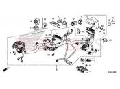 HONDA CB1100CAH CB1100 EX 2017 F-38 WIRE HARNESS
