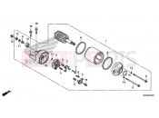 HONDA CB1100NAH CB1100 RS 2017 E-13 STARTING MOTOR