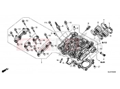 HONDA CB500FAH 2017 E-2 CYLINDER HEAD
