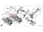HONDA CB500FAH 2017 E-23 THROTTLE BODY