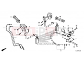 HONDA CB500FAH 2017 F-4 HANDLE LEVER / SWITCH / CABLE