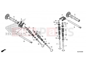 HONDA CB500FAH 2017 E-3 CAMSHAFT / VALVE