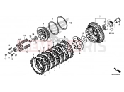 HONDA CB500FAH 2017 E-8 CLUTCH