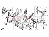 HONDA CB500FAH 2017 F-43 FRONT COWL