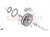 HONDA CB500FAH 2017 F-14 FRONT WHEEL