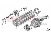 HONDA CBR1000RAH 2017 E-8 CLUTCH