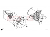 HONDA CBR1000RAH 2017 E-12 WATER PUMP