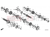 HONDA CBR1000RAH 2017 E-17 TRANSMISSION