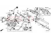 HONDA CBR1000RAH 2017 F-7 HANDLE PIPE / TOP BRIDGE