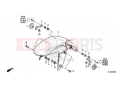 HONDA CBR650FA CBR650FAH 2017 F-8 FRONT FENDER