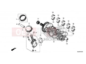 HONDA CBR650FA CBR650FAH 2017 E-14 CRANKSHAFT / PISTON