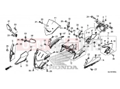 HONDA CBR650FA CBR650FAH 2017 F-33 ​​UPPER COWL (1)