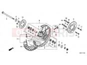 HONDA CRF150RBJ CRF150RB 2018 REAR WHEEL
