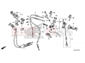 HONDA CRF150RBJ CRF150RB 2018 HANDLE LEVER / SWITCH / CABLE