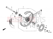 HONDA CRF150RBJ CRF150RB 2018 FRONT WHEEL