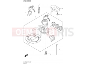 SUZUKI DL1000A L6 (2016) V-Strom (E21) 352A - LOCK SET (FOR PANNIR CASE)