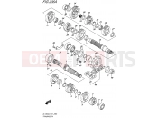 SUZUKI DL1000A L6 (2016) V-Strom (E21) 206A - TRANSMISSION