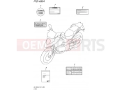 SUZUKI DL1000A L6 (2016) V-Strom (E21) 496A - LABEL