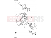 SUZUKI DL1000A L6 (2016) V-Strom (E21) 550A - REAR WHEEL