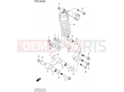 SUZUKI DL1000A L6 (2016) V-Strom (E21) 543A - REAR CUSHION LEVER