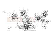 HONDA GL1200AH GOLD WING 1987 FRONT WHEEL
