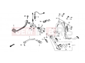 HONDA GL1200AH GOLD WING 1987 Pedal - Stand