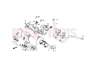 HONDA GL1200AH GOLD WING 1987 Handle pipe - Key set