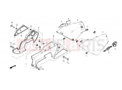 HONDA GL1200AH GOLD WING 1987 Side cover - Side under cover