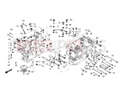 HONDA GL1200AH GOLD WING 1987 CYLINDER BLOCK