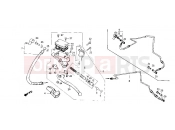 HONDA GL1200AH GOLD WING 1987 CLUTCH MASTER CYLINDER