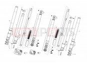DUCATI Monster 400 Dark FRONT FORK » FRONT SUSPENSION