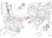 DUCATI 2014 Diavel Carbon HALF-CRANKCASES PAIR [MOD:DVLC]