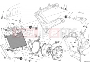 DUCATI 2014 Diavel Carbon RADIATOR, WATER,RH [MOD:DVLC]